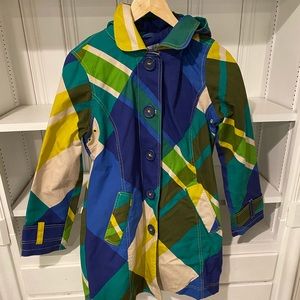 Boden Plaid Raincoat